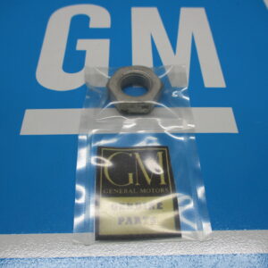 A GM Non Tilt Steering Wheel Nut Set on Blue Surface
