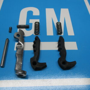 A stainless steel and black color component parts