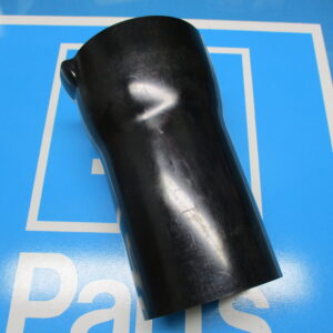 A Shining Black Color Column Part on a blue surface