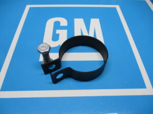 Nut and bolt on blue surface with a logo of gmtiltcolumns