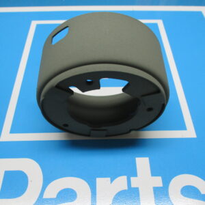 A Broad Matt Finish Column Collar kept on a blue surface