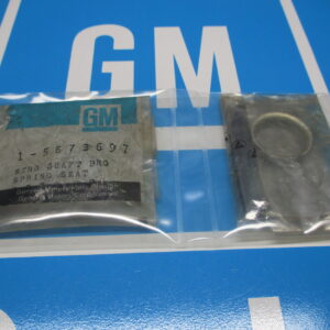 Two silver color components sealed in a plastic cover