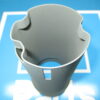 Original GM 69 Corvette Non Tilt Collar - Image 2