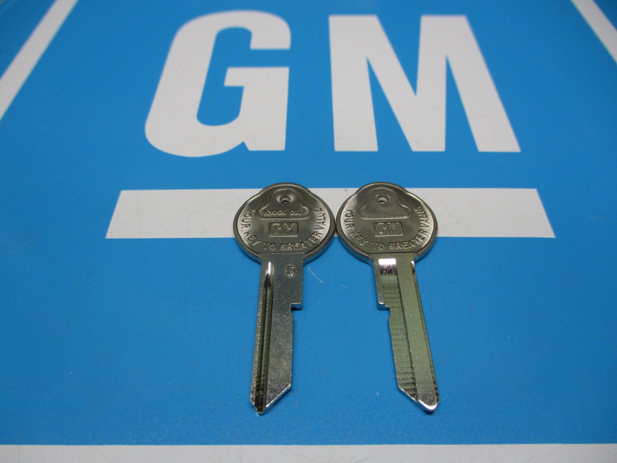 Gm Key Code Reading Original GM Door Key Blank 1968 D Code - GM Tilt Columns